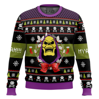 Hooktab Skeletor Masters Of The Universe Ugly Christmas Sweater