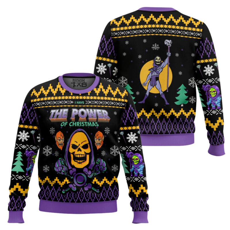 Hooktab Skeletor The Evil Power Of Christmas Masters Of The Universe Ugly Christmas Sweater Hooktab Skeletor The Evil Power Of Christmas Masters Of The Universe Ugly Christmas Sweater