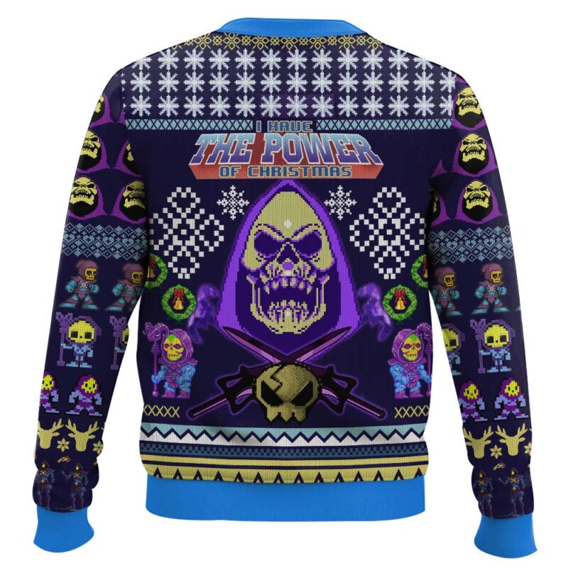 Hooktab Skeletor The Power Of Christmas Masters Of The Universe Ugly Christmas Sweater Hooktab Skeletor The Power Of Christmas Masters Of The Universe Ugly Christmas Sweater