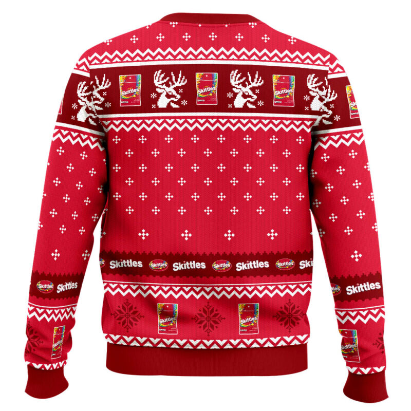 Hooktab Skittles Ugly Christmas Sweater Hooktab Skittles Ugly Christmas Sweater