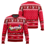 Hooktab Skittles Ugly Christmas Sweater