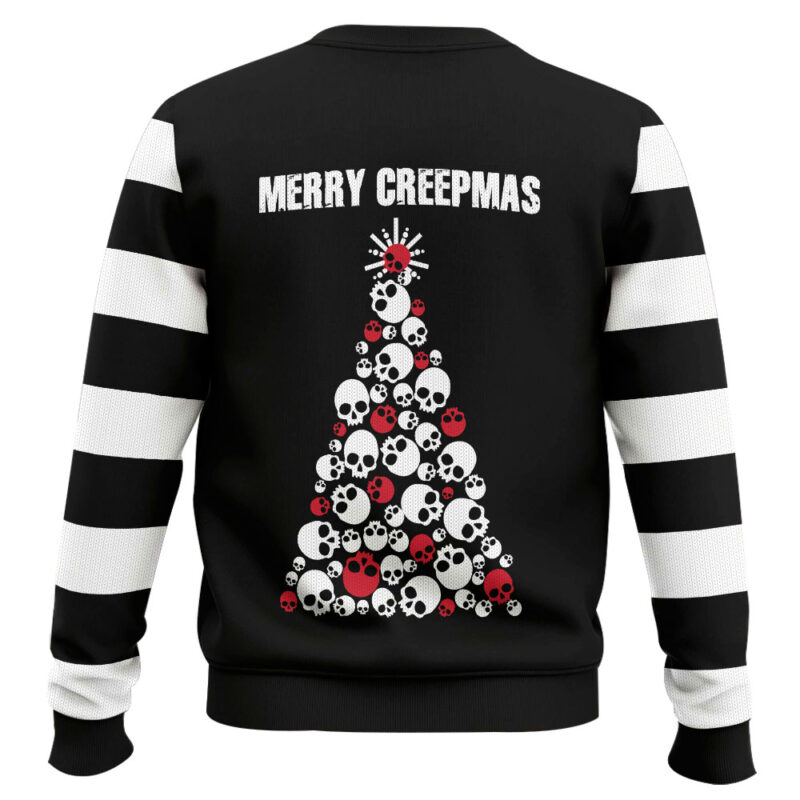 Hooktab Skull Santa Ugly Christmas Sweater Hooktab Skull Santa Ugly Christmas Sweater