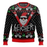 Hooktab Sleigher Santa Ugly Christmas Sweater