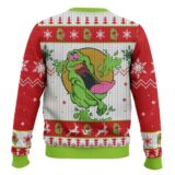 Hooktab Slimer The Real Ghostbusters Ugly Christmas Sweater