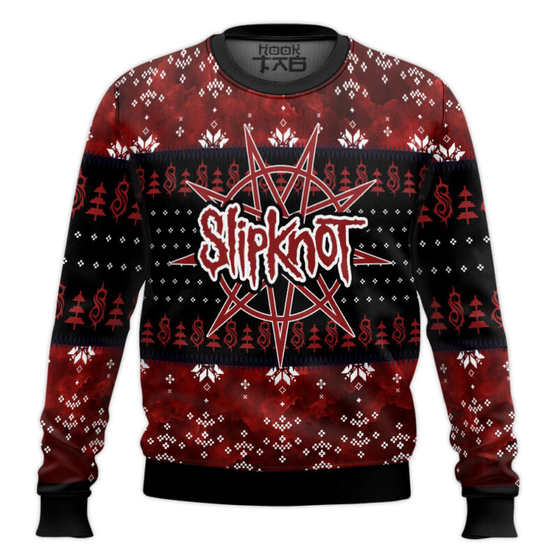 Hooktab Slipknot Ugly Christmas Sweater