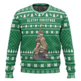 Hooktab Slothy Christmas Cute Sloth Ugly Christmas Sweater