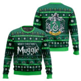 Hooktab Slytherin Merry Christmas Ya Filthy Muggle Sweater