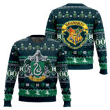 Hooktab Slytherin Ugly Christmas Sweater