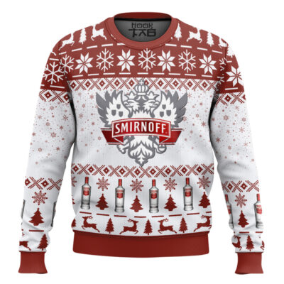 Hooktab Smirnoff No.21 Vodka Ugly Christmas Sweater