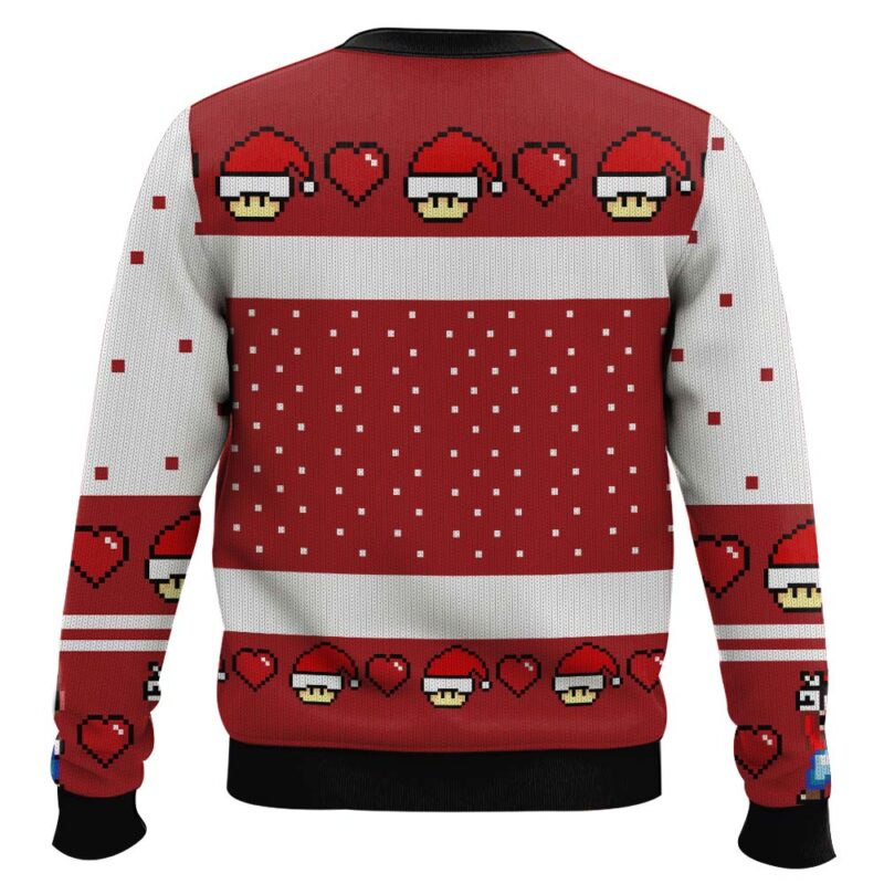 Hooktab SNES Mario I Paused My Game Ugly Christmas Sweater Hooktab SNES Mario I Paused My Game Ugly Christmas Sweater
