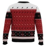 Hooktab Sniffing Deadpool Ugly Christmas Sweater