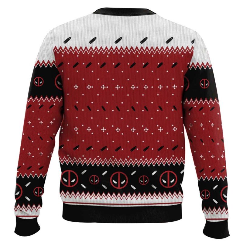 Hooktab Sniffing Deadpool Ugly Christmas Sweater Hooktab Sniffing Deadpool Ugly Christmas Sweater