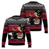 Hooktab Snoopy And Charlie Brown Atlanta Falcons Ugly Sweater