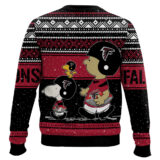 Hooktab Snoopy And Charlie Brown Atlanta Falcons Ugly Sweater