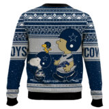 Hooktab Snoopy And Charlie Brown Dallas Cowboys Ugly Sweater
