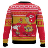 Hooktab Snoopy And Charlie Brown Kansas City Chiefs Ugly Sweater