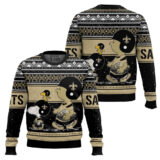 Hooktab Snoopy And Charlie Brown New Orleans Saints Ugly Sweater