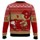 Hooktab Snoopy And Charlie Brown San Francisco 49ers Ugly Sweater
