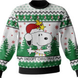 Hooktab Snoopy Christmas The Charlie Brown and Snoopy Show Ugly Christmas Sweater
