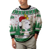 Hooktab Snoopy Christmas The Charlie Brown and Snoopy Show Ugly Christmas Sweater