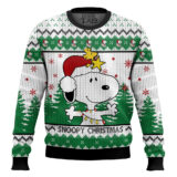 Hooktab Snoopy Christmas The Charlie Brown and Snoopy Show Ugly Christmas Sweater