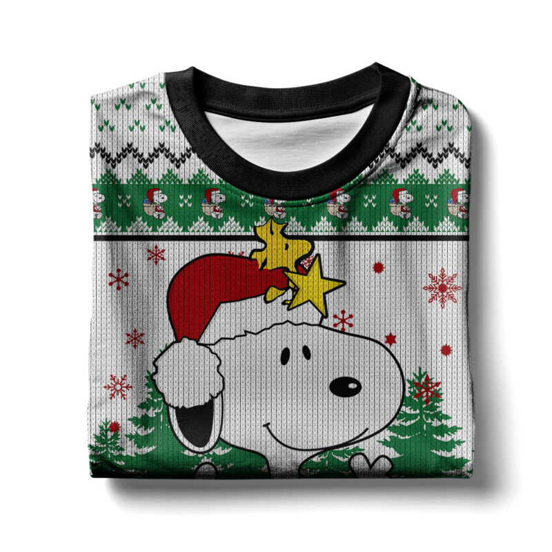 Hooktab Snoopy Christmas The Charlie Brown and Snoopy Show Ugly Christmas Sweater Hooktab Snoopy Christmas The Charlie Brown and Snoopy Show Ugly Christmas Sweater