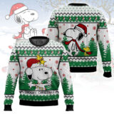 Hooktab Snoopy Christmas The Charlie Brown and Snoopy Show Ugly Christmas Sweater
