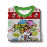 Hooktab Snoopy Drops The Charlie Brown and Snoopy Show Ugly Christmas Sweater