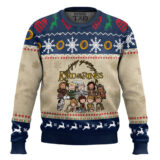 Hooktab Snoopy Fellowship The Lord Of The Rings Ugly Christmas Sweater