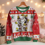 Hooktab Snoopy Pine Tree Tree The Charlie Brown and Snoopy Show Ugly Christmas Sweater