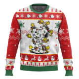 Hooktab Snoopy Pine Tree Tree The Charlie Brown and Snoopy Show Ugly Christmas Sweater