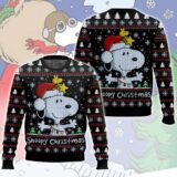 Hooktab Snoopy Xmas The Charlie Brown and Snoopy Show Ugly Christmas Sweater