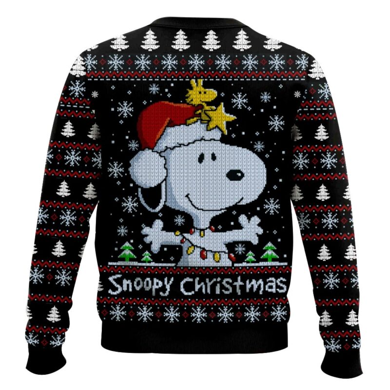 Hooktab Snoopy Xmas The Charlie Brown and Snoopy Show Ugly Christmas Sweater Hooktab Snoopy Xmas The Charlie Brown and Snoopy Show Ugly Christmas Sweater