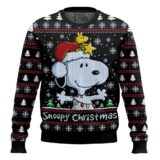 Hooktab Snoopy Xmas The Charlie Brown and Snoopy Show Ugly Christmas Sweater