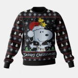 Hooktab Snoopy Xmas The Charlie Brown and Snoopy Show Ugly Christmas Sweater