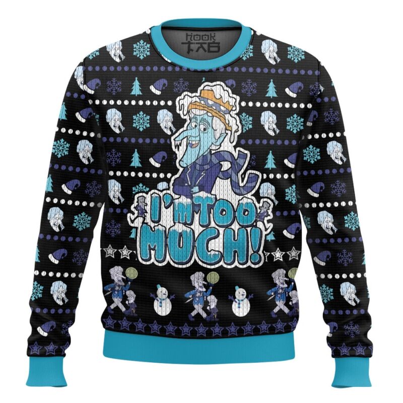 Hooktab Snow Miser The Year Without a Santa Claus Ugly Christmas Sweater