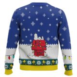Hooktab Snow Roof The Charlie Brown and Snoopy Show Ugly Christmas Sweater