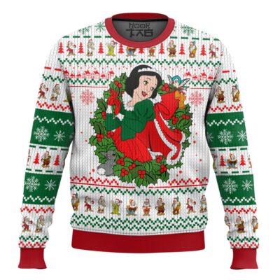Hooktab Snow White Ugly Christmas Sweater