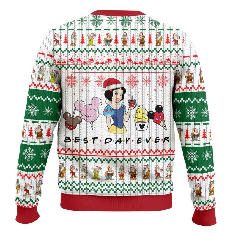 Hooktab Snow White Ugly Christmas Sweater Hooktab Snow White Ugly Christmas Sweater