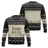 Hooktab Snowy Night Taters Potatoes The Lord Of The Rings Ugly Christmas Sweater