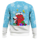 Hooktab Snowy Roof The Charlie Brown and Snoopy Show Ugly Christmas Sweater