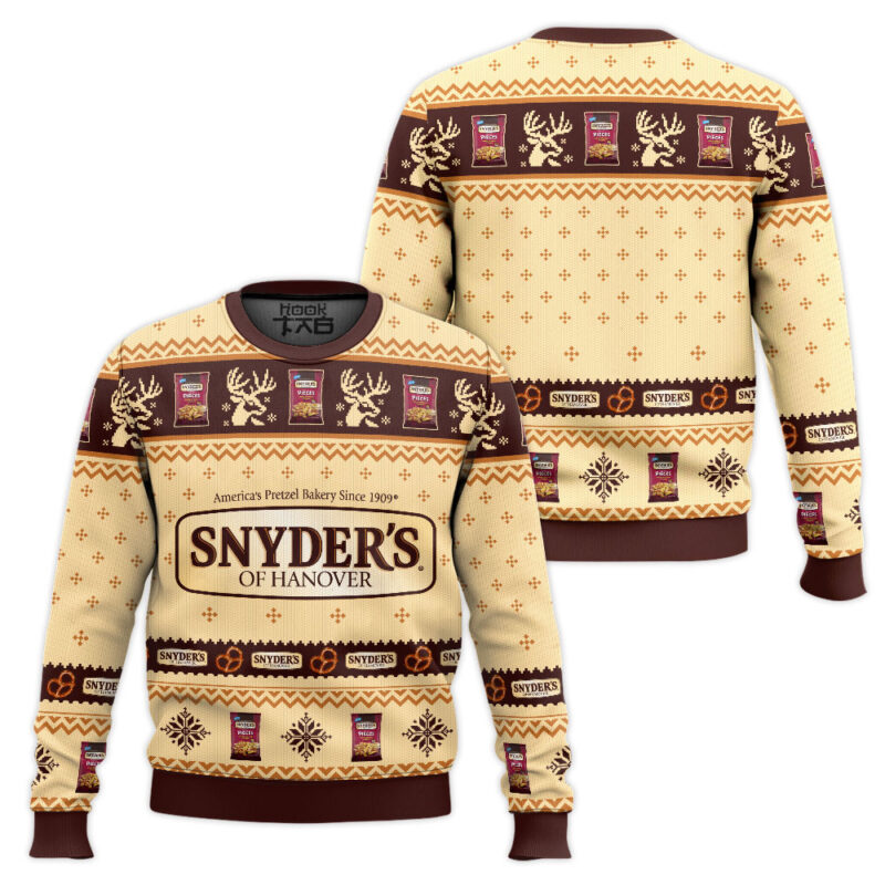 Hooktab Snyder's of Hanover Ugly Christmas Sweater Hooktab Snyder's of Hanover Ugly Christmas Sweater