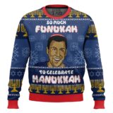 Hooktab So Much Funukah Adam Sandler Ugly Christmas Sweater