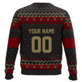 Hooktab Soccer MLS Atlanta United FC Custom Name And Number Ugly Christmas Sweater