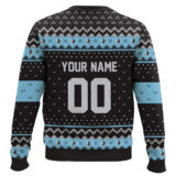 Hooktab Soccer MLS Minnesota United FC Custom Name And Number Ugly Christmas Sweater