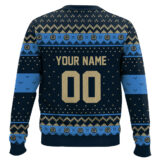 Hooktab Soccer MLS Philadelphia Union Custom Name And Number Ugly Christmas Sweater