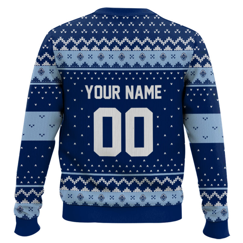 Hooktab Soccer MLS Vancouver Whitecaps FC Custom Name And Number Ugly Christmas Sweater Hooktab Soccer MLS Vancouver Whitecaps FC Custom Name And Number Ugly Christmas Sweater
