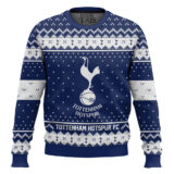 Hooktab Soccer Tottenham Hotspur FC Custom Name And Number Ugly Christmas Sweater