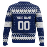 Hooktab Soccer Tottenham Hotspur FC Custom Name And Number Ugly Christmas Sweater
