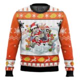 Hooktab Son Family Santa Dragon Ball Ugly Christmas Sweater